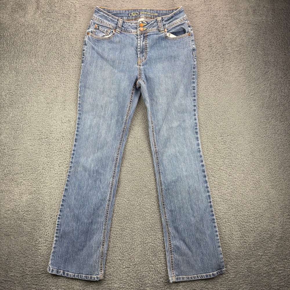 CATO Premium Womens Jeans Size 6 Bootcut‎ Light Wash Denim Pants